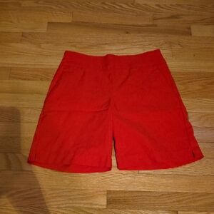 New York & Company Red Bermuda Shorts
